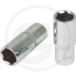 KS Tools CHROME+ hex socket deep, 1/4", 7/32"