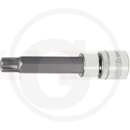 KS Tools CHROME+ RIBE bit socket, 1/2", 110mm,M10