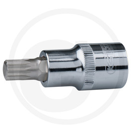 KS Tools 1/2" CHROME+ Bit socket XZN, M9