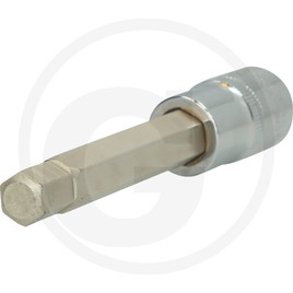 KS Tools 1/2" CHROMEplus Bit-Stecknuss Innensechskant, lang