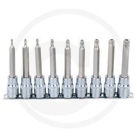 KS Tools CHROME+ TX bit sockets set, 9pcs, 1/2"