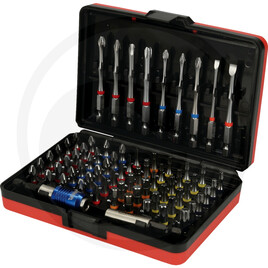 KS Tools 1/4" TORSIONpower bit box, 71 pcs.