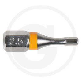 KS Tools 1/4" TORSIONpower Bit Innen6kant, 25mm, 2,5mm
