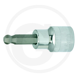 KS Tools CHROME+ hex bit socket, 3/8", 5mm