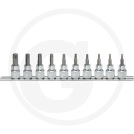 KS Tools CHROME+ TX bit socket set, 10pcs, 3/8"