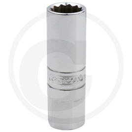 KS Tools CHROME+ spark plug socket, 3/8", 14mm