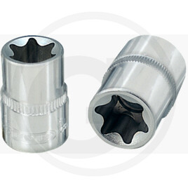 KS Tools 1/4" CHROMEplus TX-Stern-E-Stecknuss, E12
