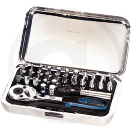 KS Tools CHROME+ tool kit, ratchet spanner, 31pcs