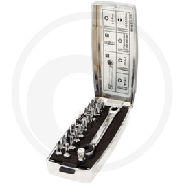 KS Tools CHROME+ tool kit, 1/4" ratchet, 20pcs
