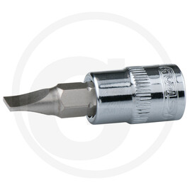 KS Tools 1/2" CHROMEplus Bit-Stecknuss Schlitz, 6,5 mm