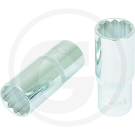 KS Tools 1/2" CHROMEplus 12-kant-Stecknuss, lang, 1.1/16"