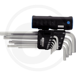 KS Tools CLASSIC 3 in 1 hex key set, long, 10 pcs
