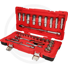 KS Tools 1/2" CHROMEplus Steckschlüssel-Satz, 30-tlg.