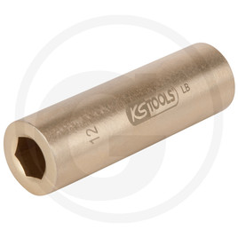 KS Tools BRONZE+ Socket 1/2" hexagon long 22 mm