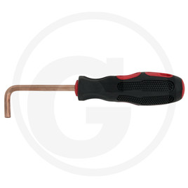 KS Tools BRONZE+ Screwdriver for hexagon screws, angled 12 mm