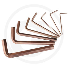 KS Tools BRONZE+ Hexagon key wrench set long 8-pcs