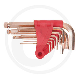 KS Tools BRONZE+ Hexagon key wrench set, with ball end 8-pcs.