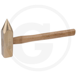 KS Tools BRONZE+ Hole/Drift punch 1000 g, with hickory handle