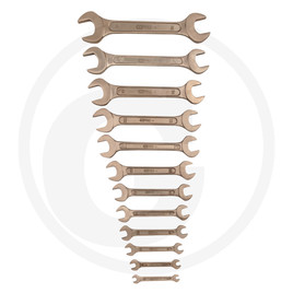 KS Tools BRONZE+ Double open ended spanner-set 12 psc