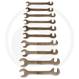KS Tools BRONZE+ Double open ended spanner-set small, 10-pcs.