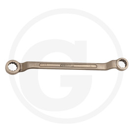 KS Tools BRONZE+ Double ended ring spanner offset offset 6x7 mm