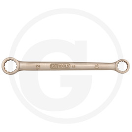 KS Tools BRONZE+ Double ended ring spanner offset straight 8x10 mm
