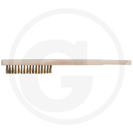 KS Tools BRONZE+ Spark plug brush, round wire, straight, 145 mm