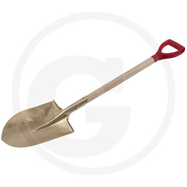 KS Tools BRONZE+ Shovel, frankfurt pattern D-handle