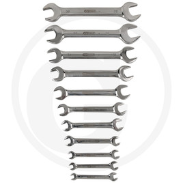 KS Tools STAINLESS open end spanner set, 11pcs
