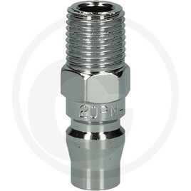 KS Tools Metall-Stecknippel, 1/4"AG, Asien