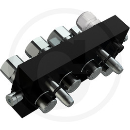 Faster PS08 plug male 4xM22x1.5 (15L) 1x elec.