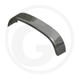 GRANIT Tandem-axle mudguard, round, hot-dip galvanised