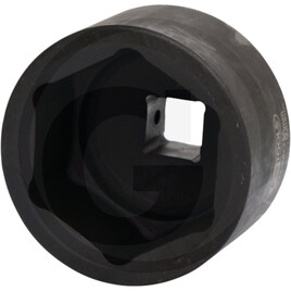 KS Tools 1" hexagon impact socket, short, 80 mm