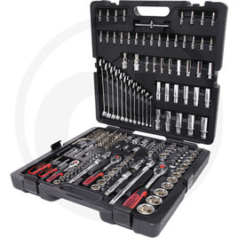 KS Tools 1/4" + 3/8" + 1/2" CHROMEplus Steckschlüssel-Satz,